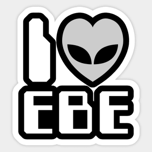 I Heart [Love] EBE Sticker